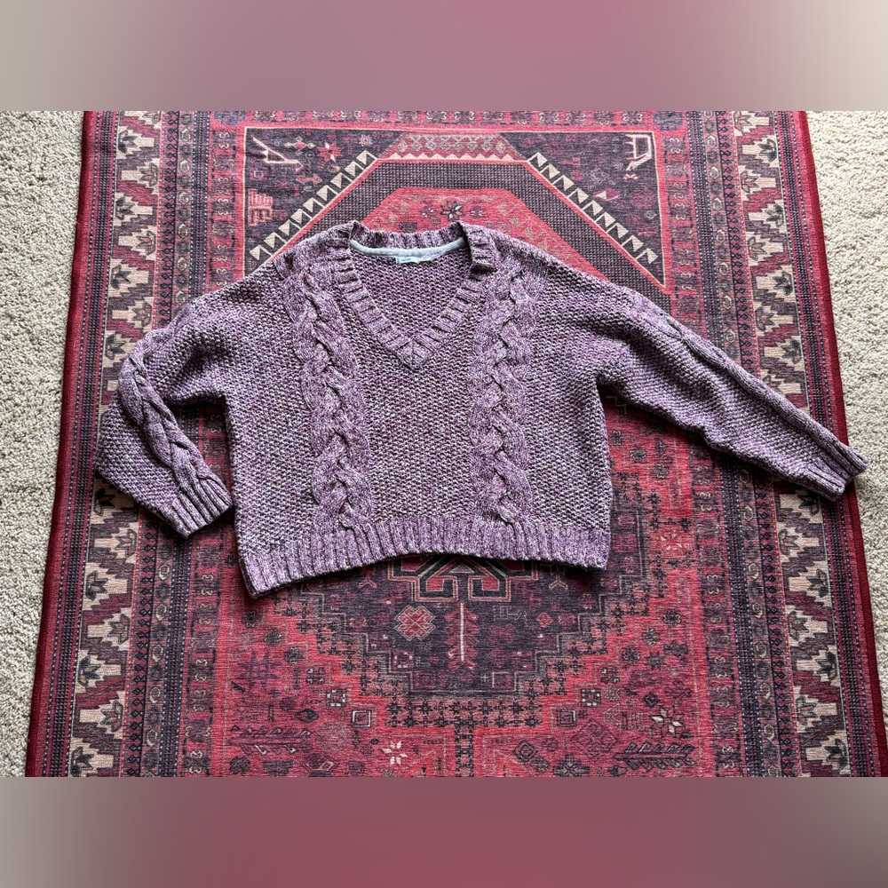 Kimchi Blue cable knit sweater